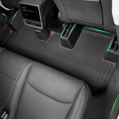 SUPER LINER Floor Mats Compatible with 2025-2026 Tesla Model Y Juniper - TPE Floor Liner& Accessories, Trunk Mats & Seat Back Cover Protector, CabinProtect™ Pro Kit Full-Cabin Protection System