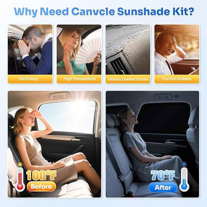 Window Shades for 2015-2020 Ford F150 4 Door Accessories Windshield Sun Shade Side Rear Window Cover Sunshade Sun Visor Shield Privacy Protection for Camping Keep Vehicle Cool Black 6PCS