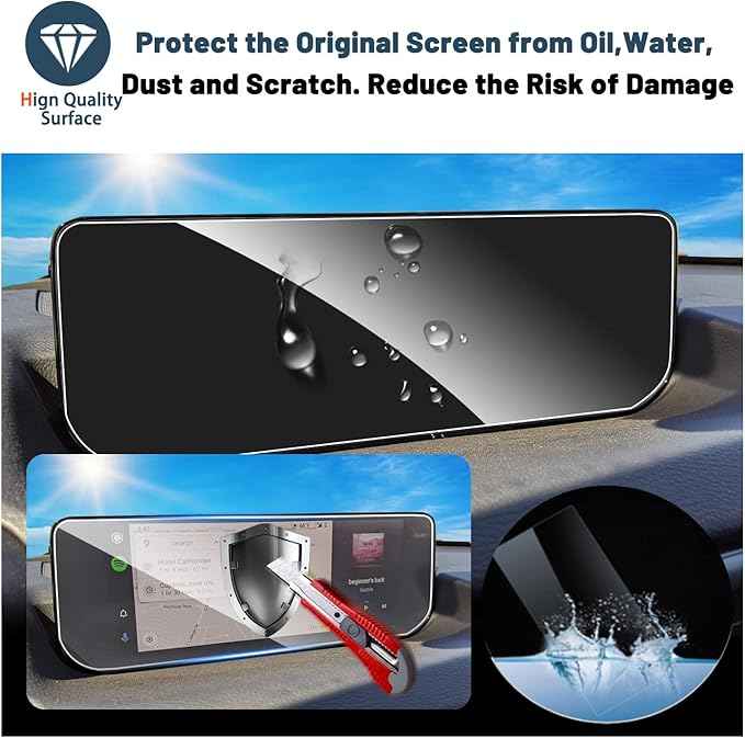 Ruiya Screen Protector for Mazda CX50 10.25" Display Touchscreen for 2023-2026 Mazda CX50 Accessories 9HD Tempered Glass Compatible with 2023 2024 2025 2026 Mazda CX-50