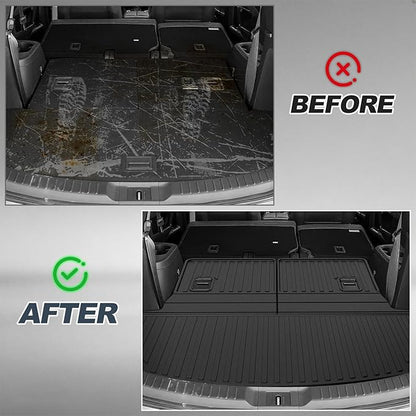 for 2016-2023 CX-9 Cargo Liner | Aomsazto Custom Fit Cargo Liner for Mazda CX9 2016-2020 2021 2022 2023 Trunk Liner Trunk Cargo Mat CX9 Accessories