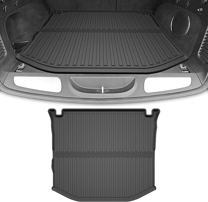 Cargo Mat Fit for 2011-2021 Jeep Grand Cherokee Rear Cargo Liner: All Weather Custom Fit TPE Automotive Trunk Liner - Grand Cherokee Trunk Mat, Black