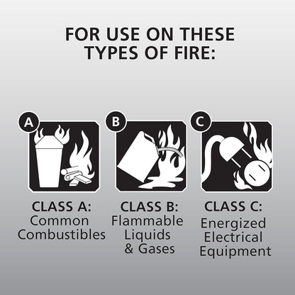 Kidde Auto Fire Extinguisher for Car & Truck, 5-B:C, 3.2 Lbs., Dry Chemical Extinguisher, Strap Bracket (Included) & Fire Extinguisher for Home, 1-A:10-B:C, Dry Chemical Extinguisher, Red