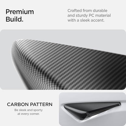 Spigen Side Camera Protection Cover for Tesla Model Y Juniper (Standard, Premium & Performance 2026/2025) and Model 3 Highland (Standard, Premium & Performance 2026/25/24) - Black