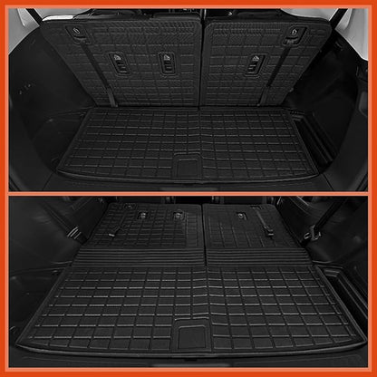 Custom Fit Floor Mats for 2011-2017 Honda Odyssey, All Weather TPE Floor Liners with Trunk Mat & Backrest Protectors, Odorless Full Set Interior Accessories