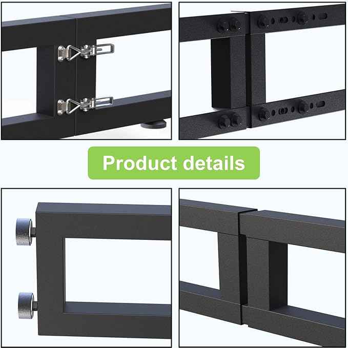 Truck Bed Cargo Divider for Mid Size Truck, Compatible with Maverick/Gladiator/Ranger/Colorado/Frontier,Foldable,No Drilling