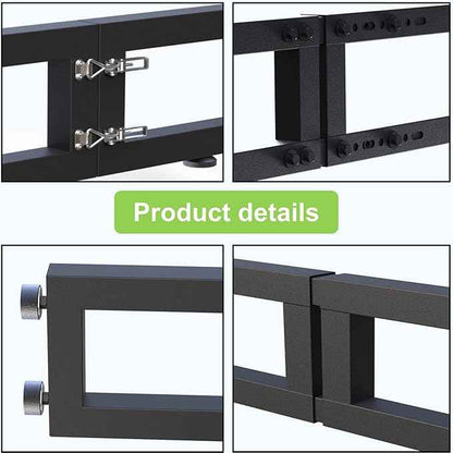 Truck Bed Cargo Divider for Mid Size Truck, Compatible with Maverick/Gladiator/Ranger/Colorado/Frontier,Foldable,No Drilling
