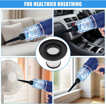 4 Pack LT-135 HEPA Filter Replacement: for JONYJ Handheld Car Vacuum Cleaner Compatible with Vizeusvac Car Vacuum Cleaner