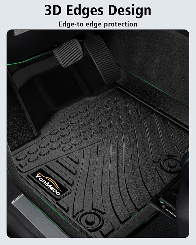 Floor Mats Custom for Nissan Rogue 2021-2025 2026 Trunk Mat with Backrest Mat (NOT for Sport) All Weather TPE Cargo Liner Anti-Slip Full Set for Rogue Accessories (Trunk Mat+Backrest Mats+Floor Mats)