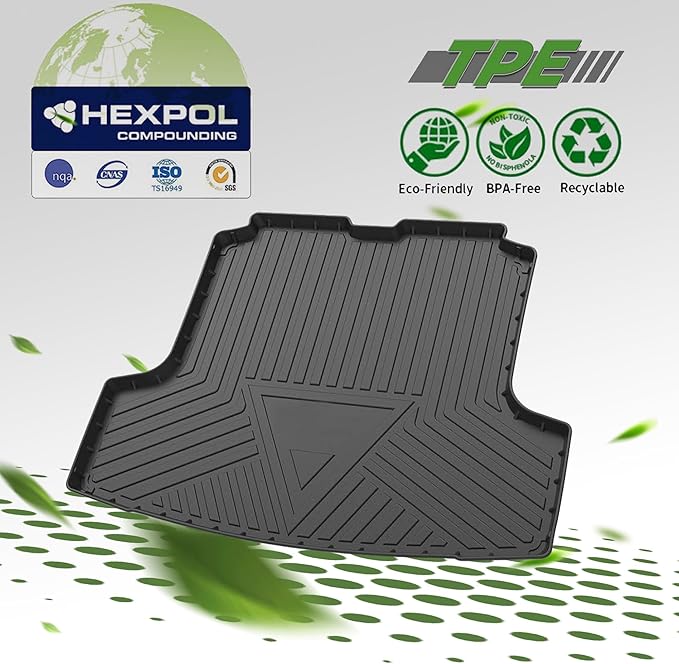 Trunk Mat Compatible with 2019-2026 Nissan Altima Cargo Liner TPE Waterproof Cargo Mat Replacement for 2021 2022 2023 2024 2025 2026 Altima Accessories