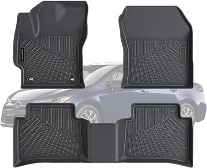 TPE Floor Mats for 2020-2026 Toyota Corolla Sedan (Include Hybrid) All Weather Car Floor Liners Fit Toyota Corolla Accessories Black