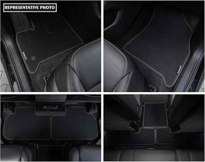 CLIM ART All-Weather Car Floor Mats Compatible with Hyundai Palisade 2020-2025, Custom-Fit Heavy-Duty Floor Liners for Cars & SUVs, Car Accessories for Men & Women, Black - FL011721120