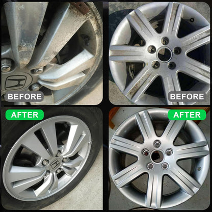 NADAMOO Aluminum Wheel Spray Paint, Semi-gloss Aerosol Car Rim Paint for Recolor and Protection of Metal Surface, Silver, 4 Cans, 13 Oz Per Can