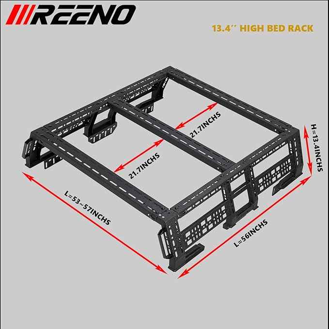 Mid-Size Pickup Fit for Overland Bed Rack/Adjustable Truck Cargo Carrier