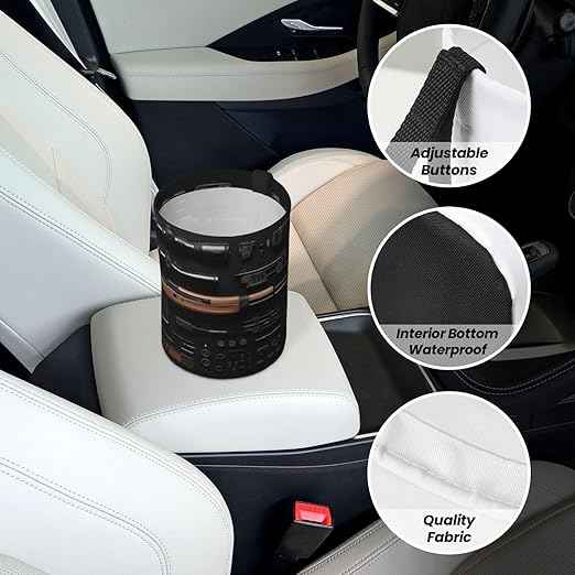 Gun Military Gear Arsenal Set Car Trash Can Waterproof Hanging Trash Bin Collapsible Garbage Can for Car Accessories Travel Camping Kitchen Home