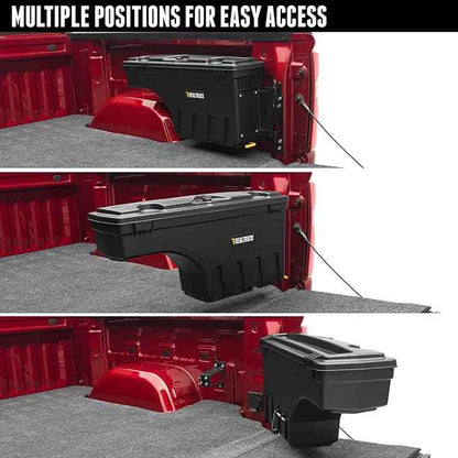 RealTruck UnderCover SwingCase Truck Bed Storage Box | SC105P | Fits 2020-2025 Chevy/GMC Silverado/Sierra 2500/3500HD Passenger Side