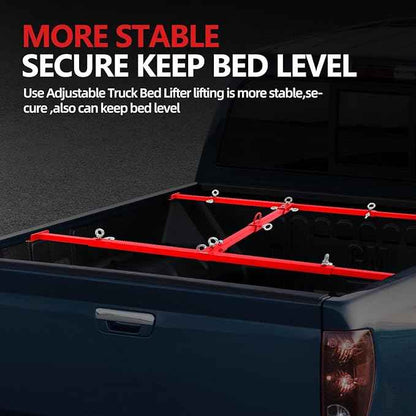 Adjustable Truck Box Bed Lift for Pickups Trucks,Heavy-Duty Truck Bed Lift Support 800LB Weight Capacity and Capacity Works On Beds Up to 6ft