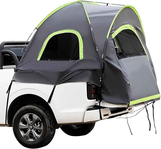 VEVOR SUV and Pickup Truck Camping Tents, Waterproof Double Layer Design with Carry Bag, Accommodates 2-9 Persons for Outdoor Activities