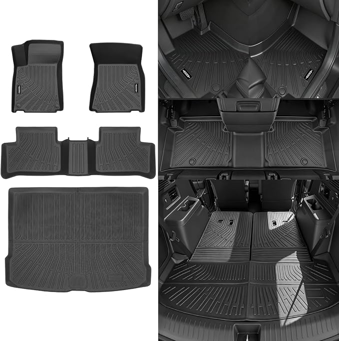 Custom Fit Floor Mats for Mercedes-Benz GLA 250 2021-2026, All Weather TPE Floor Liners with Trunk Mat, Odorless Full Set Interior Accessories