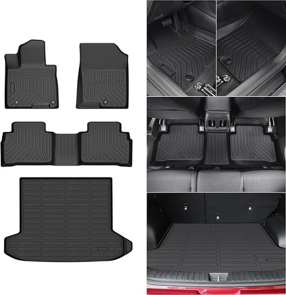 Cartist Floor Mats for Hyundai Tucson Gas 2022-2025 2026 (Not Fit Hybrid or PHEV), All Weather Cargo Liner for Tucson Accessories, Heavy Duty Tucson SE | SEL | Limited | XRT Car Mats, Car Accessories