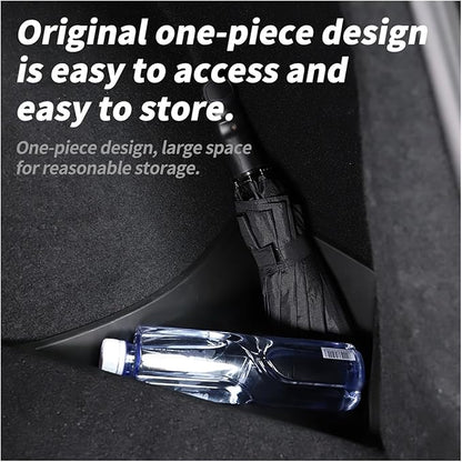 4pcs Car Rear Trunk Side Storage Box Multifunction With Lids Organizer Compatible For Tesla Model 3 2024 Interior Accessories