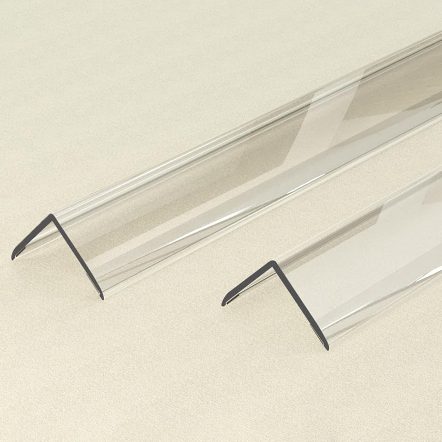 Wall Corner Protector - 2PCS, 31.5"x1.18" - Self Adhesive Clear Corner Protectors for Walls, Cabinet Doors, Edge Protector Trim; Easy to Install Corner Guards for Walls (80cm x 3cm)