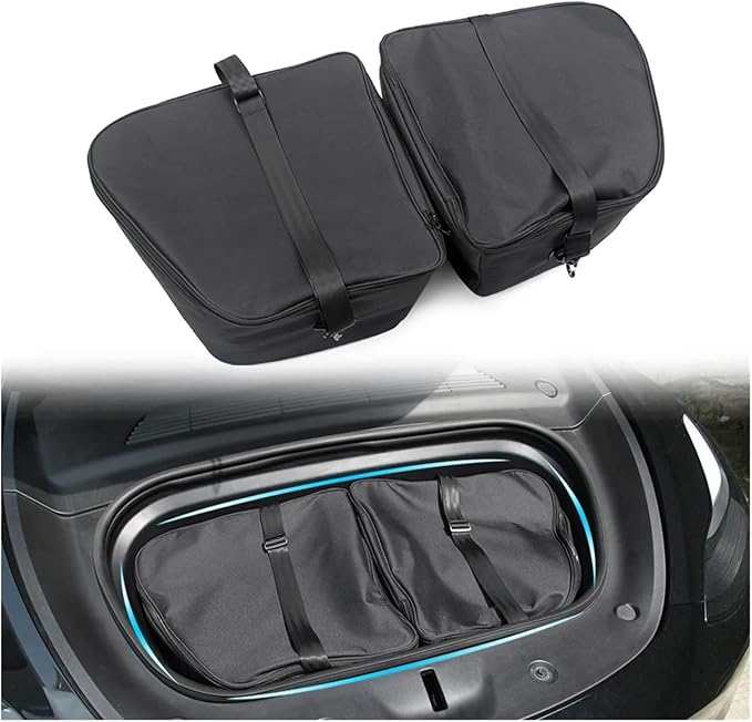 Car Front Trunk Storage Bag Portable Storage Box Organizer Packets Highland Compatible for Tesla Model 3 Model Y 2016 2017 2018 2019 2020 2021 2022 Car Trunk Organizer Storage(Front Model Y)