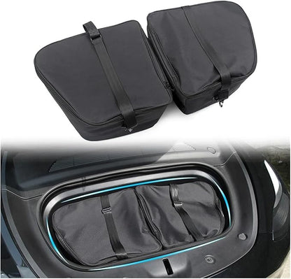 Car Front Trunk Storage Bag Portable Storage Box Organizer Packets Highland Compatible for Tesla Model 3 Model Y 2016 2017 2018 2019 2020 2021 2022 Car Trunk Organizer Storage(Front Model Y)