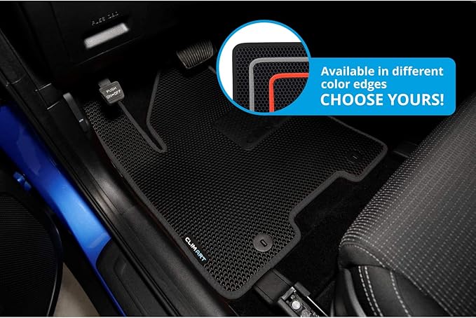 CLIM ART All-Weather Car Floor Mats Compatible with Hyundai Tucson 2019-2021, Custom-Fit Heavy-Duty Floor Liners for Cars & SUVs, Car Accessories for Men & Women, Black - FL911316037