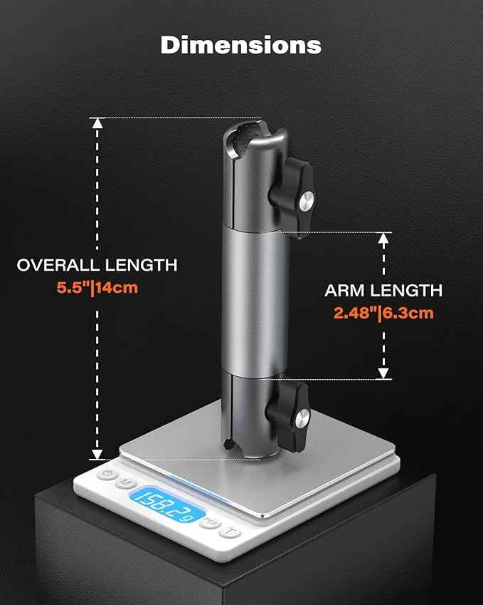 A2C Heavy-Duty iPad Holder for Car Cup Holder, 5.5" Stable & Adjustable Aluminum Alloy Arm, Tablet Mount for Car Truck Road Trip Essentials Compatible with 4.7"-13" Cell Phones & Tablets