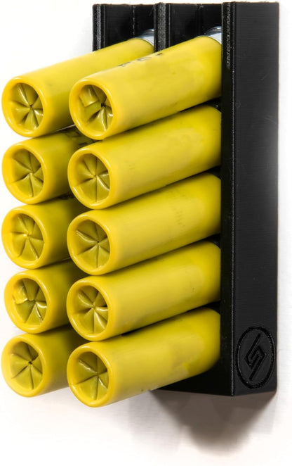 Spartan Mounts Shotgun Shell Storage Solution | Safe Gun Room Display Storage Organization Man Cave Husband Military Police Home Self Defense 12 20 410 Gauge