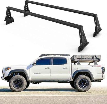 CLAMBER Cross Bar for Full-Size Pickup Truck, Adjustable Ladder Racks Overland Bed Bars Bed Racks Compatible with Ford F-Series, Silverado, Sierra, Ram, Titan & XD, Tundra