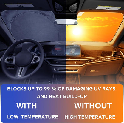 INSAUTO for 2019-2023 2024 2025 BMW 3 Series Car Windshield Sun Shade Sunshade for 2022-2025 B&W 3 Series 330i M340i Sun Protector Front Window Windshield Cover Fit 3-Series 3 Series Accessories