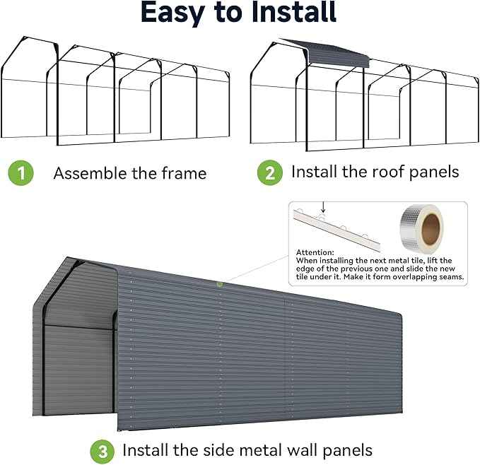 12x20FT Heavy Duty Metal Carport,Outdoor Garage with Metal Side Panels, Enclosed Car Ports with Heavy Duty Steel Frame and Galvanized Roof for Cars and Boats, Equipment Storage,Tools, Gray
