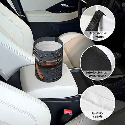 Gun Military Gear Arsenal Set Car Trash Can Waterproof Hanging Trash Bin Collapsible Garbage Can for Car Accessories Travel Camping Kitchen Home