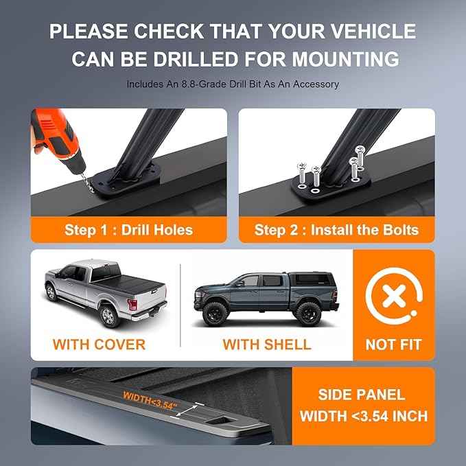 Truck Ladder Rack, Universal Aluminum Truck Bed Rack for Pickup,Adjustable Length 70-79 in,Height 28In,Real 800LB Capacity Truck Bed Rack Set for Kayak, Surfboard, Lumber, Ladder