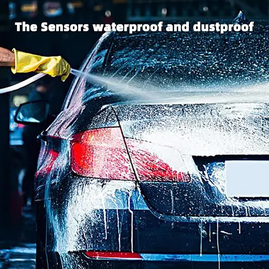 Car Parking Sensors Kit Reverse Radar parktronic System Auto Electronics Vehicle Back Assistant Reverse 8 Sensor (8 Count)