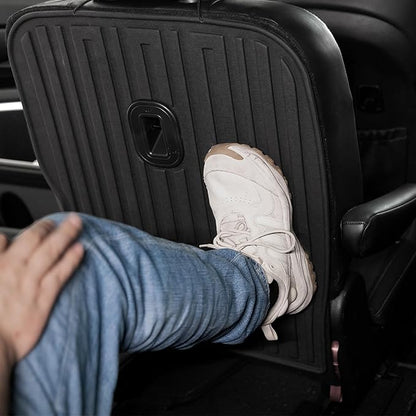 Kick Mats Backrest Mats for 2020-2024 2025 Kia Telluride 7 Passenger Captain Chairs Car Mats Accessories, All Weather TPE Interior Protector(2nd Row Backrest Mats)