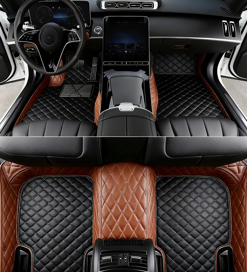 Custom All Weather Protection Leather Car Floor Mats for Cars Sedan SUV Sports Car Waterproof Floor Mat