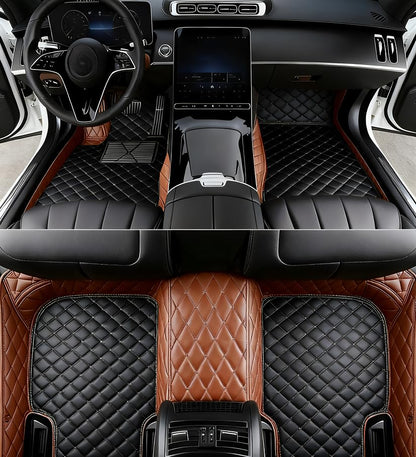 Custom All Weather Protection Leather Car Floor Mats for Cars Sedan SUV Sports Car Waterproof Floor Mat