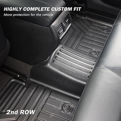KUST Custom Fit Floor Mats for 2019-2025 2026 Nissan Altima Accessories All Weather Floor Mat Carpet Liners Front Rear 2 Row Seat Black Liner TPE