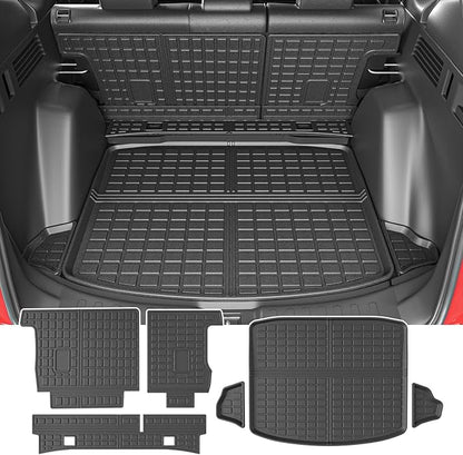 powoq Fuel Cargo Mat Compatible with 2017-2022 Honda CRV Trunk Mat Cargo Liner TPE Backrest Trunk Liner Replacement for 2017 2018 2019 2020 2021 2022 Honda CRV Accessories
