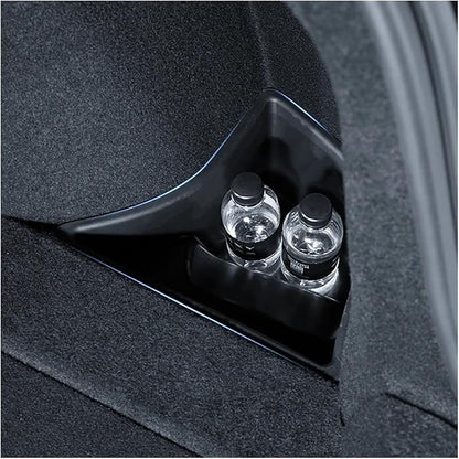 Trunk Storage Box Tailgate Organizer Bucket Compatible For Tesla Model 3 2024 Accessories Tail Boot Organizer Partition Auto Parts