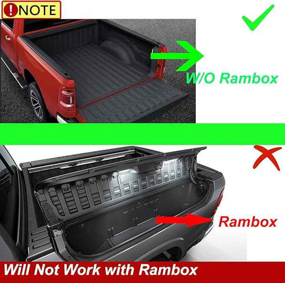 YHTAUTO Truck Bed Storage Tool Box Lockable Compatible with 2019-2025 Ram 1500 Pickup, Passenger Side, Will Not Work with RamBox & Classic Model, Swing Waterproof Wheel Well Toolbox
