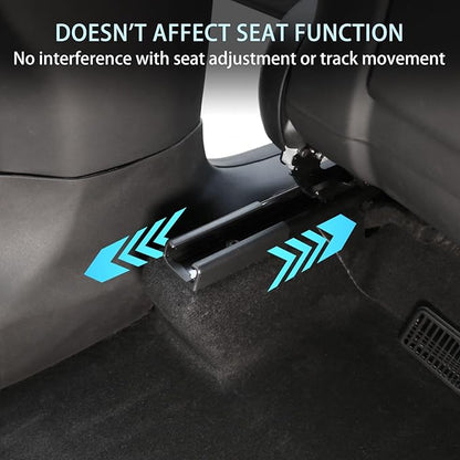 2PCS Door Sill Protector Cover for Tesla Model Y Juniper 2025 2026, One-Piece Full Protection Front & Rear Door Entry Guard Threshold Strip for Model Y Juniper Accessories, Anti-Stain, Kick-Resistant