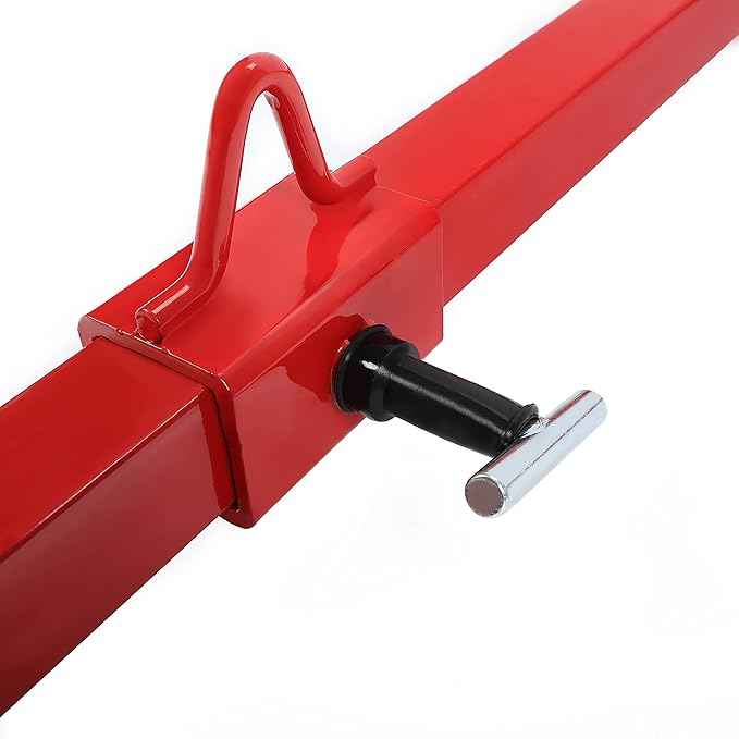 HECASA Truck Bed Lifter Box Lift for Lift Truck Beds Universal Adjustable Red Steel Powder Coated 800LB Capacity
