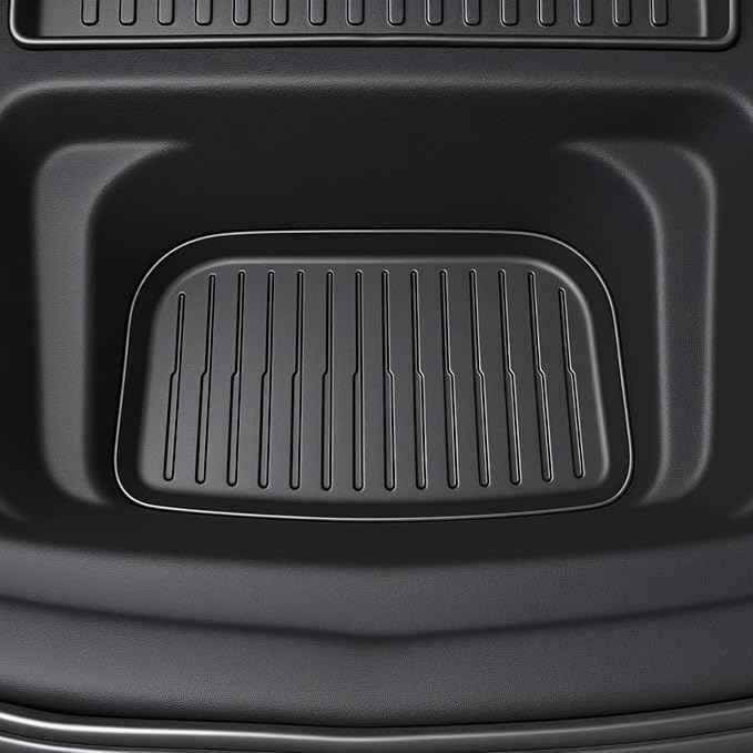 SUPER LINER Tesla Model Y Juniper 2025 2026 Floor Mats & Cargo Liners Full Set 9 PCS Extra-Thick TPE CabinProtect™ for 5-Seater | All-Weather Pet & Child-Friendly Accessories(Not for Standard)
