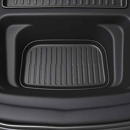SUPER LINER Tesla Model Y Juniper 2025 2026 Floor Mats & Cargo Liners Full Set 9 PCS Extra-Thick TPE CabinProtect™ for 5-Seater | All-Weather Pet & Child-Friendly Accessories(Not for Standard)
