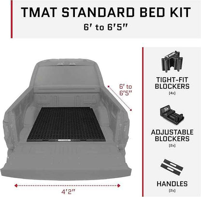Tmat Truck Bed Organizer Storage System Slide Out Mat (Universal Fit or Standard Beds 6' to 6'5')