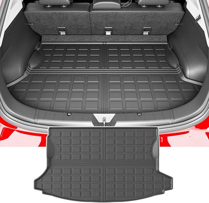 powoq Non-Hybrid Trunk Mat Compatible with 2018-2023 Subaru Crosstrek/XV Cargo Mat Impreza Hatchback Cargo Liner Replacement for 2018-2023 Subaru Crosstrek Accessories (Rear Trunk Mat)