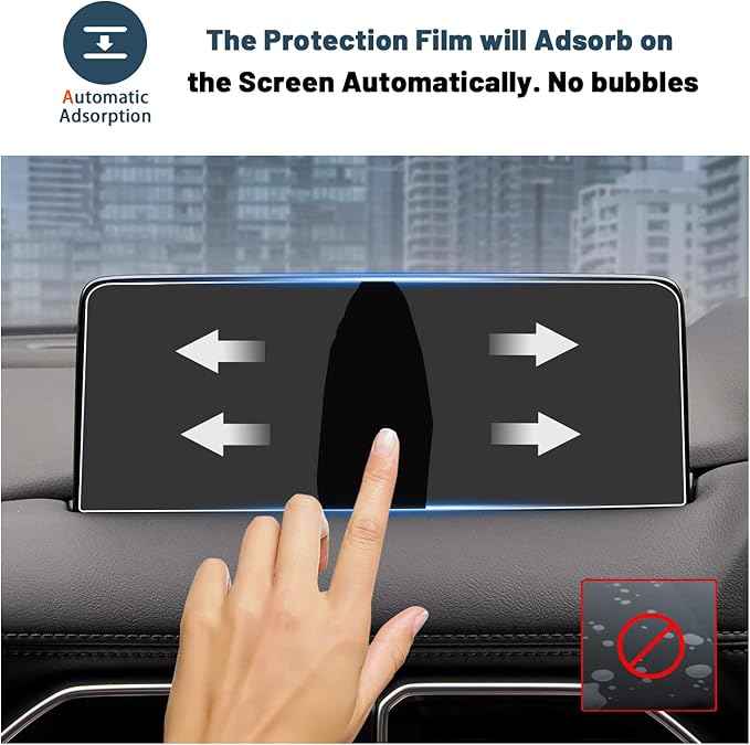 Ruiya 2025 CX5 Screen Protector for Mazda CX5 2025 Accessories 9HD Anti-glare Scratch Tempered Glass Compatible with 2021 2022 2023 2024 2025 Mazda CX5(10.25")
